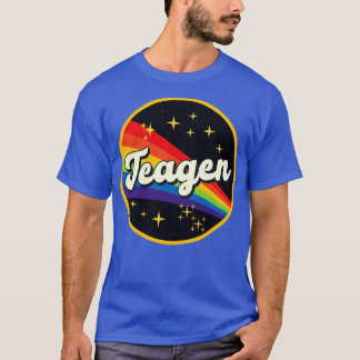 Camiseta Teagen Rainbow No Space Vintage Style