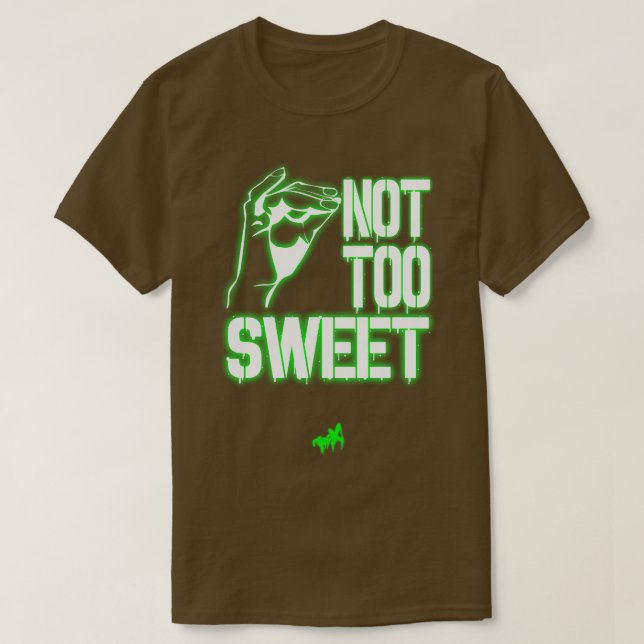 Camiseta TeaGeneration X não muito doce (Frente do Design)