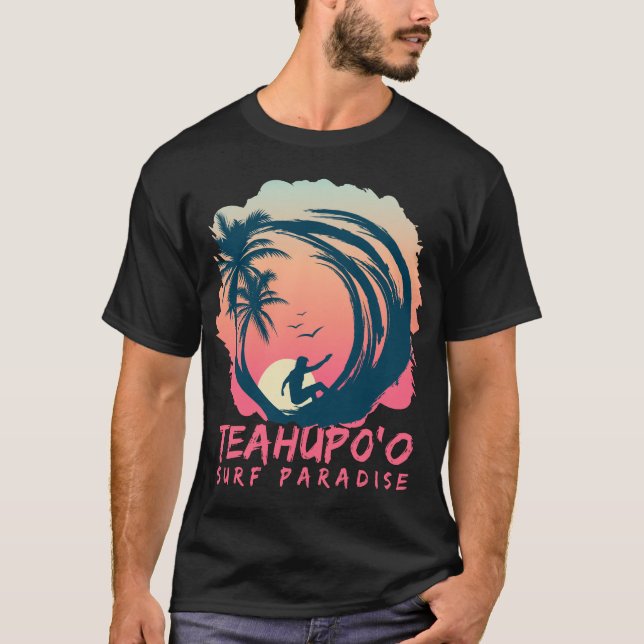 Camiseta Teahupoo-Tahiti-Surf-Paraíso-Tshirt (Frente)