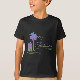 Camiseta Teahupoo Tahiti Surfando Polinésia Francesa 