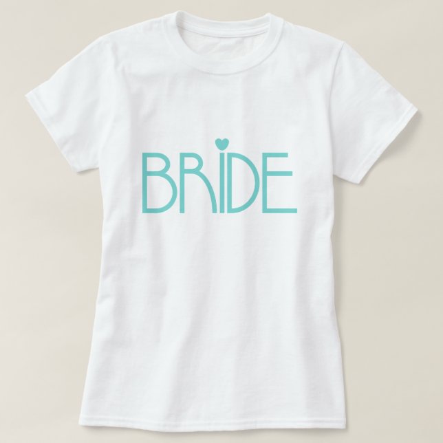 Camiseta Teal Bride (Frente do Design)