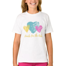 Teal, Corações Rosa e Amarelo