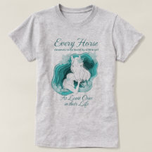 Teal Horse Lover - Meninas e Cavalos