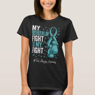 Camiseta Teal Ribbon Brother Em Alergias Comidas Awarenes