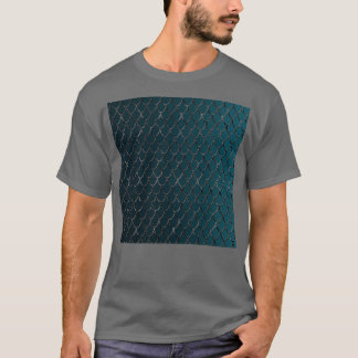 Camiseta Teal Scales Glam 1 Faux Glitter shindeco