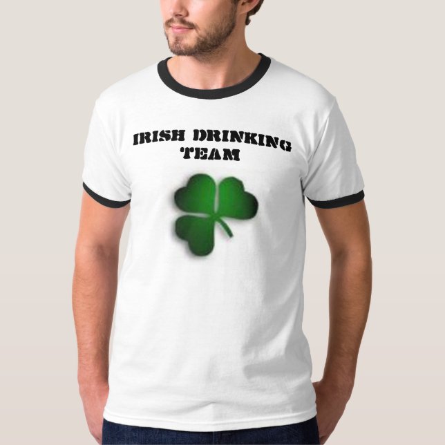 Camiseta Team2 bebendo irlandês (Frente)