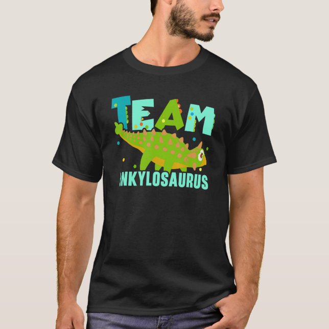 Camiseta Team Ankylosaurus Future Paleontologist Dinosaur (Frente)