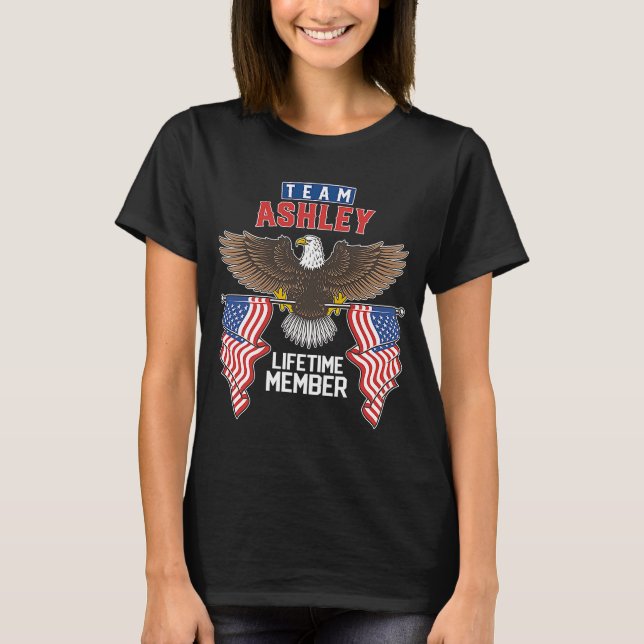 Camiseta Team Ashley Lifetime Membro (Frente)