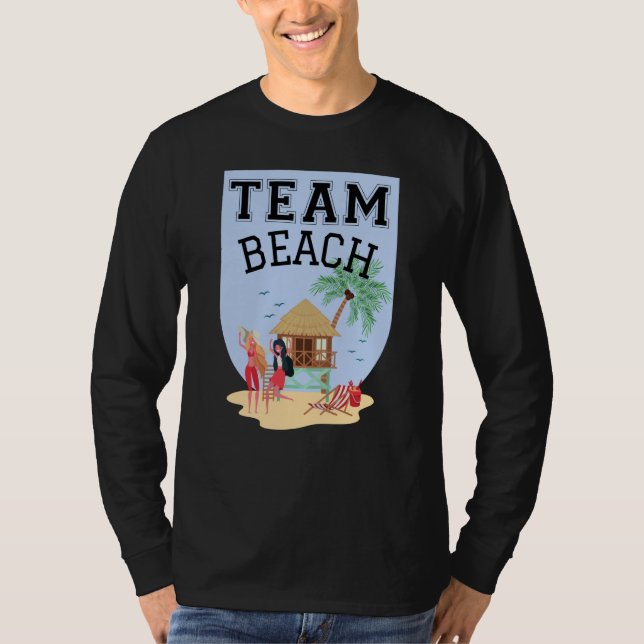 Camiseta Team Beach Women Palm Tree Hut (Frente)
