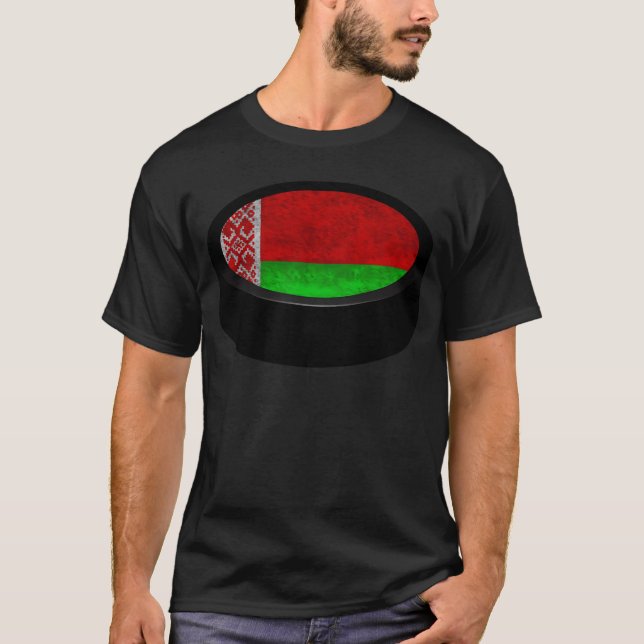 Camiseta Team Belarus Hockey Puck boy (Frente)