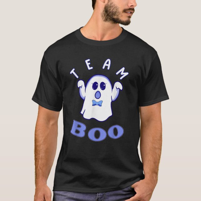Camiseta Team Boy Boo Amo-Te A Revenda De Sexo Halloween P (Frente)
