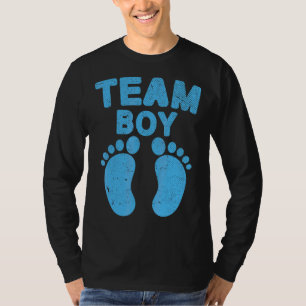 Camiseta Team Boy Future Pents Anúncio do bebê Gênero R