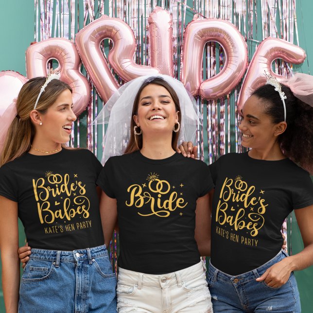 Camiseta Team Bride , Funny Bachelorette Party (Criador carregado)