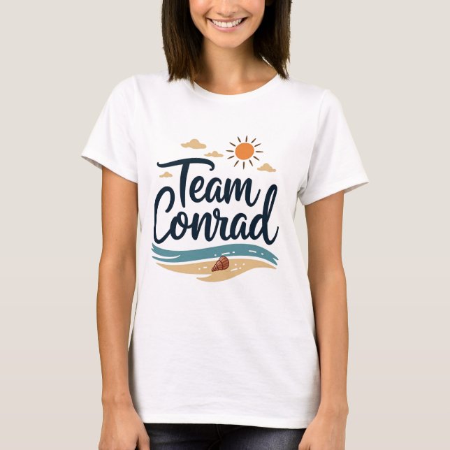 Camiseta Team Conrad T-Shirt | Mulher (Frente)