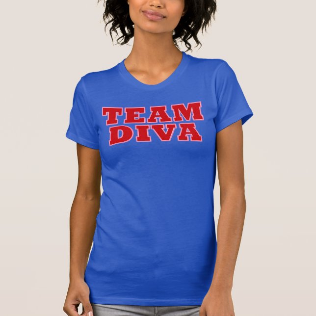 Camiseta "Team Diva" (Frente)