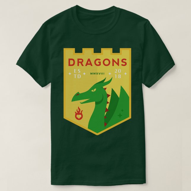 Camiseta Team Dragon (Frente do Design)