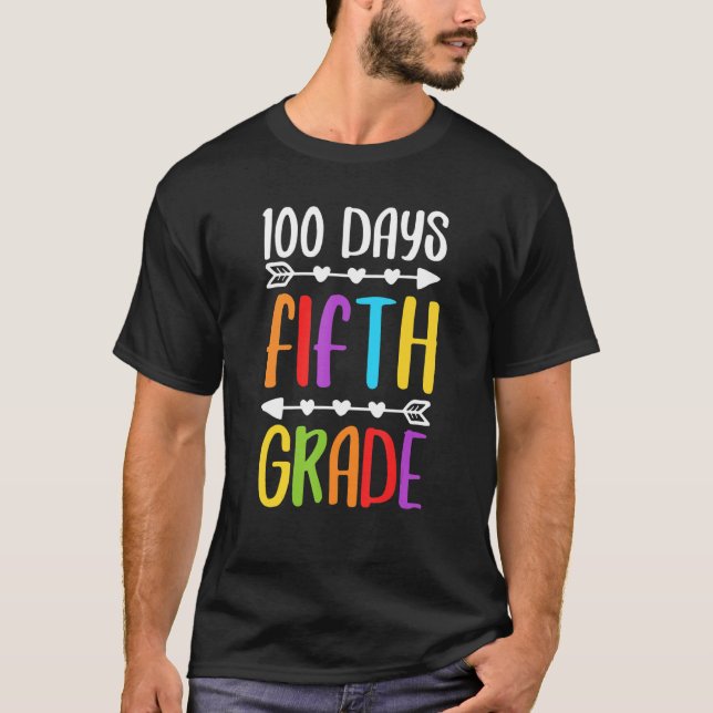 Camiseta Team Fifth Grade 5th Grade 100 Days Of School Back (Frente)