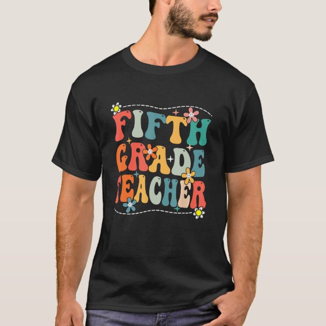 Camiseta Team Fifth Grade 5th Grade Teacher Back To School  (Frente)