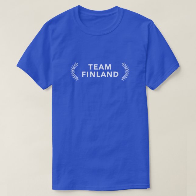 Camiseta Team Finland rev Frente (Frente do Design)