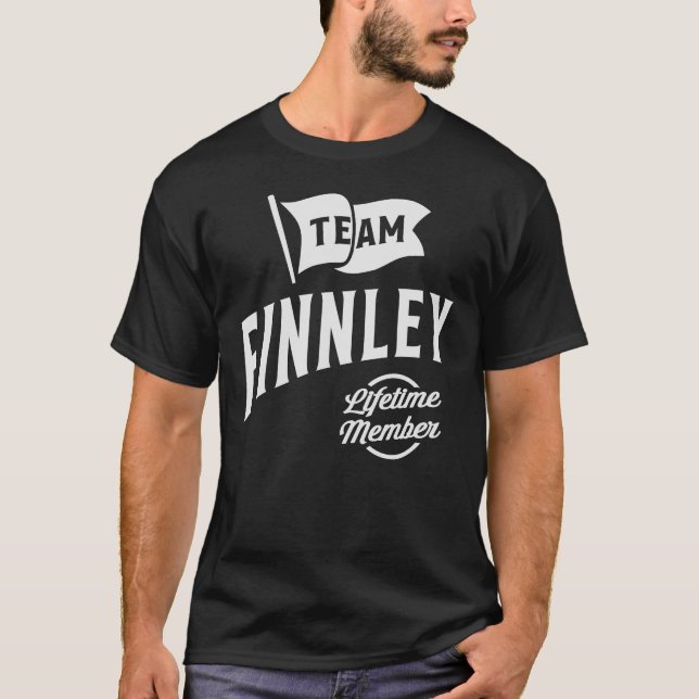 Camiseta Team Finnley Lifetime Member Name Finnley (Frente)