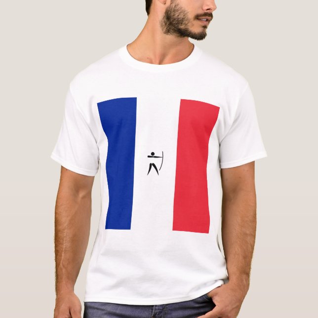 Camiseta Team France Archery (Frente)