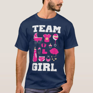 Camiseta Team GirlGender Reveal Party Girl