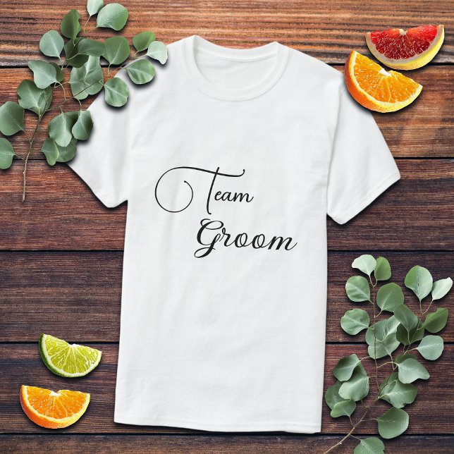 Camiseta Team Groom (Criador carregado)