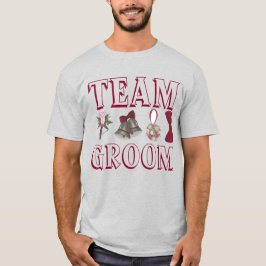 Camiseta TEAM GROOM Padrinhos de casamento de Casamento Fes