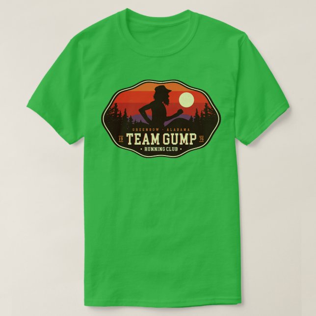 Camiseta Team Gump Running Club (Frente do Design)