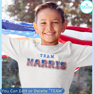 Camiseta TEAM HARRIS Kamala Harris Balão de Sinalizador dos