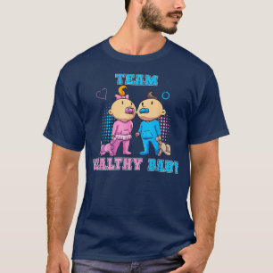 Camiseta Team Healthy Baby Gender Reveal Pregnancy Announce