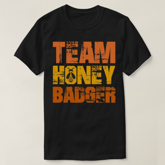 Camiseta Team Honey Badger 7 (Frente do Design)