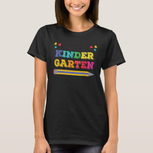 Camiseta Team Kinder Garten De Volta À Escola