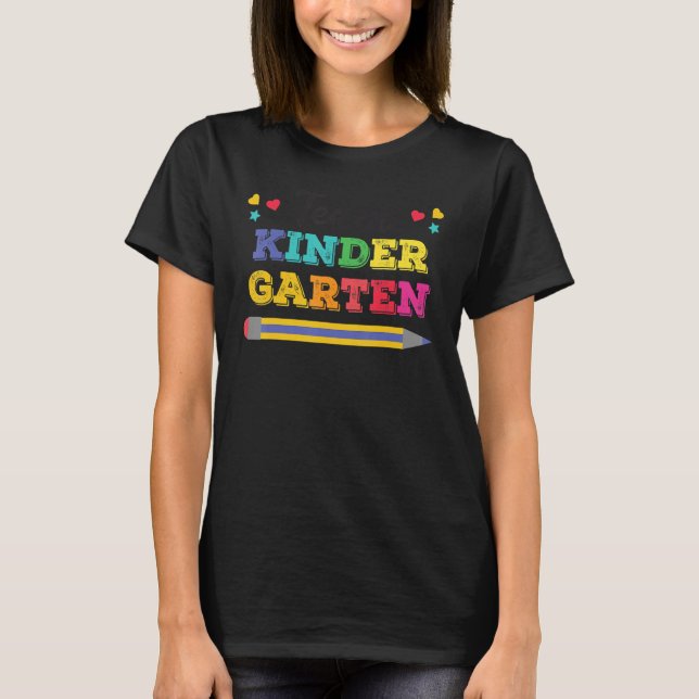 Camiseta Team Kinder Garten De Volta À Escola (Frente)