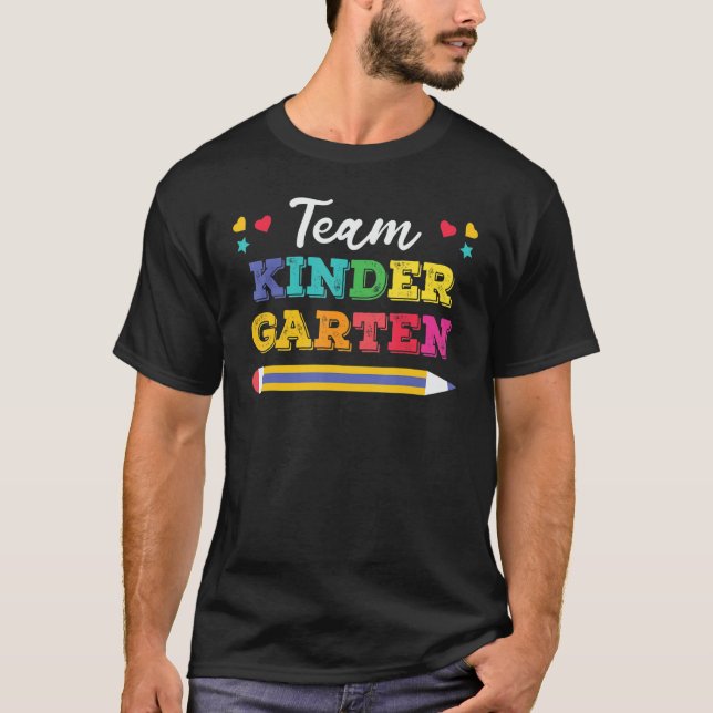 Camiseta Team Kinder Garten De Volta À Escola 1 (Frente)