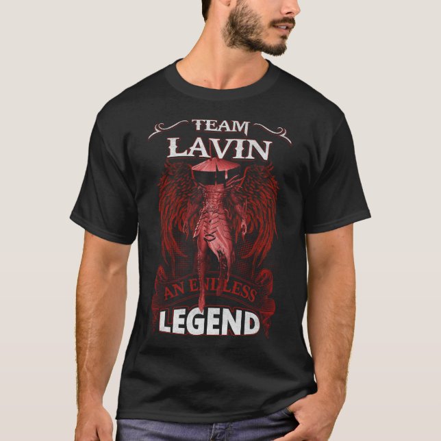 Camiseta Team LAVIN - Uma LENDA Sem Fim (Frente)