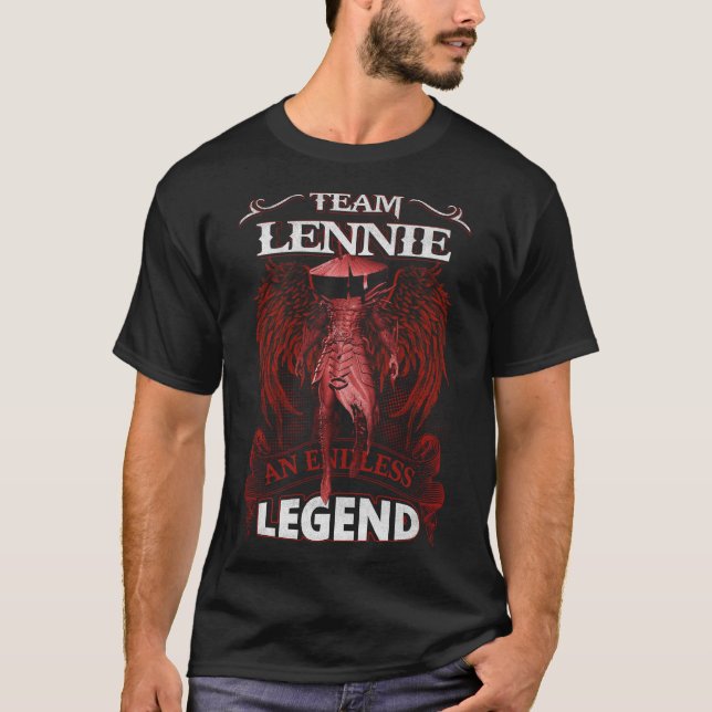 Camiseta Team LENNIE - Uma LEGENDA Sem Fim (Frente)