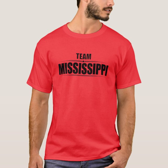 CAMISETA TEAM MISSISSIPPI (Frente)