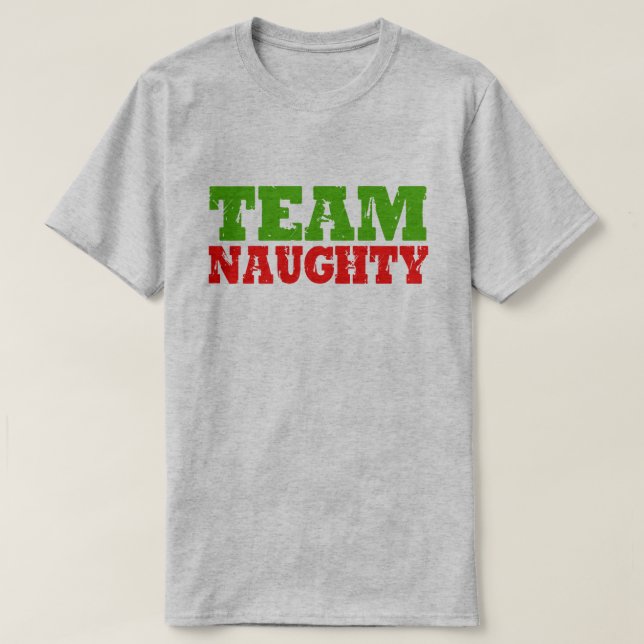 CAMISETA TEAM NAUGHTY (Frente do Design)
