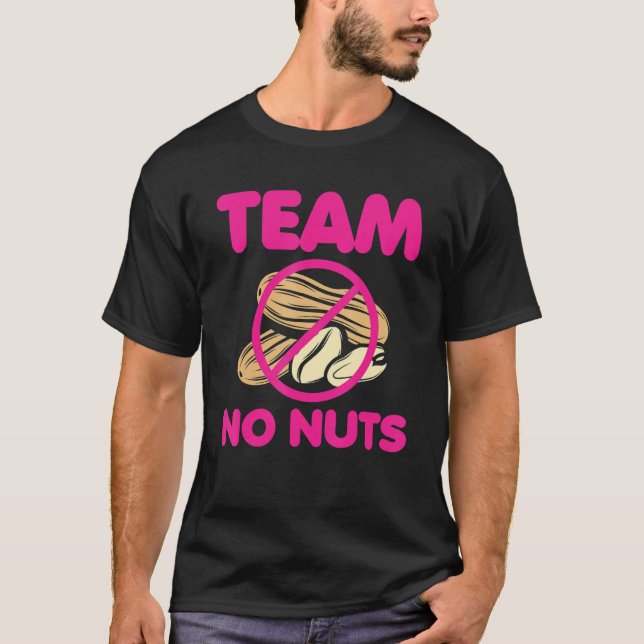 Camiseta Team No Nuts  Team Boy   Gender Reveal (Frente)
