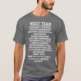 Camiseta TEAM OCIDENTAL - Bowl da Escola de East West