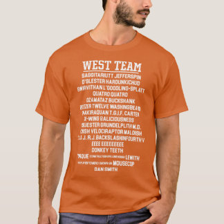 Camiseta TEAM OCIDENTAL - Bowl da Escola de East West