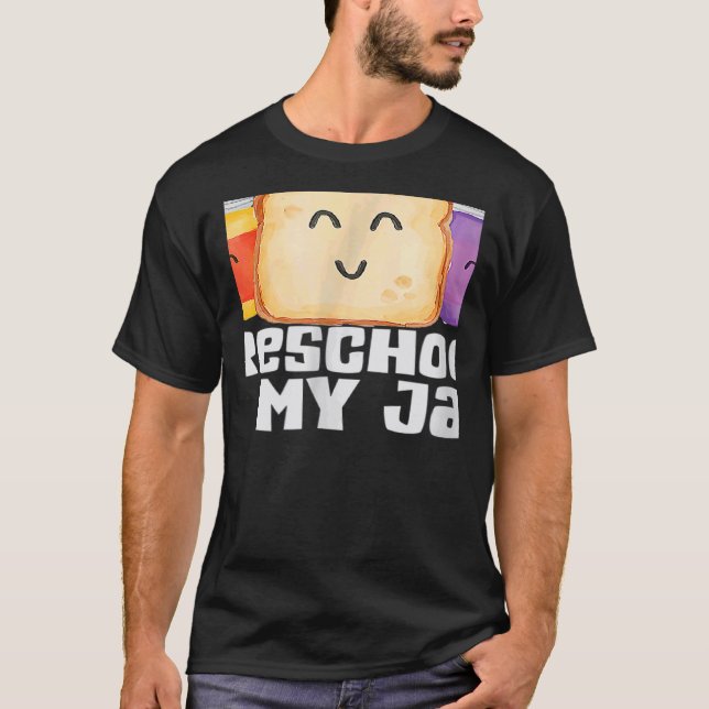Camiseta Team Preschool Is My Jam Rainbow Pre K Teacher Stu (Frente)