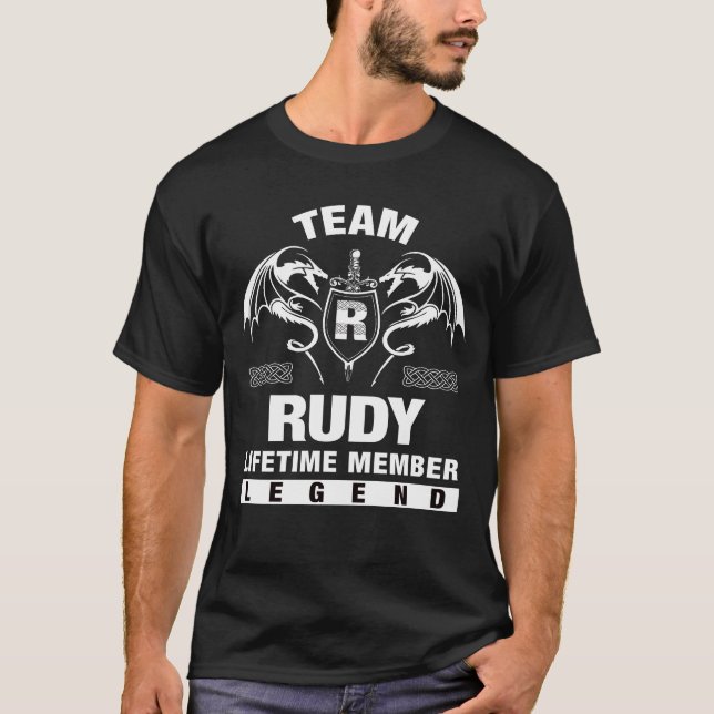 Camiseta Team RUDY - Membro da vida (Frente)