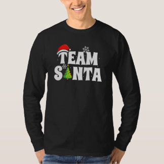 Camiseta Team Santa Family Group Matching Christmas Pajama