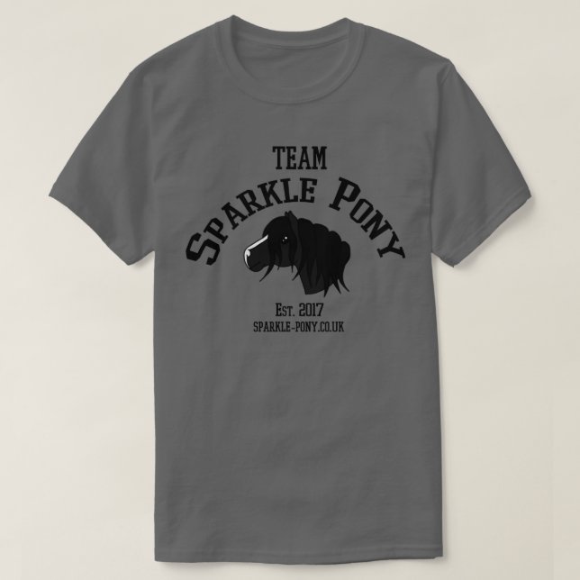 Camiseta Team Sparkle Pony (Frente do Design)