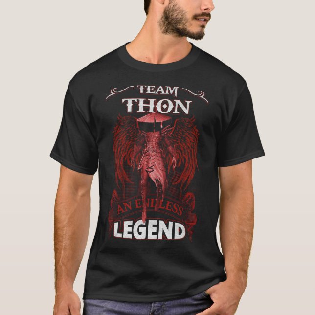 Camiseta Team THON - Uma LENDA Sem Fim (Frente)
