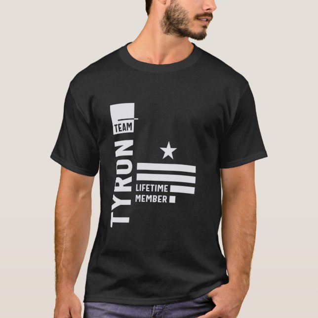 Camiseta Team Tyron Lifetime Member Funny Name Tyron (Frente)