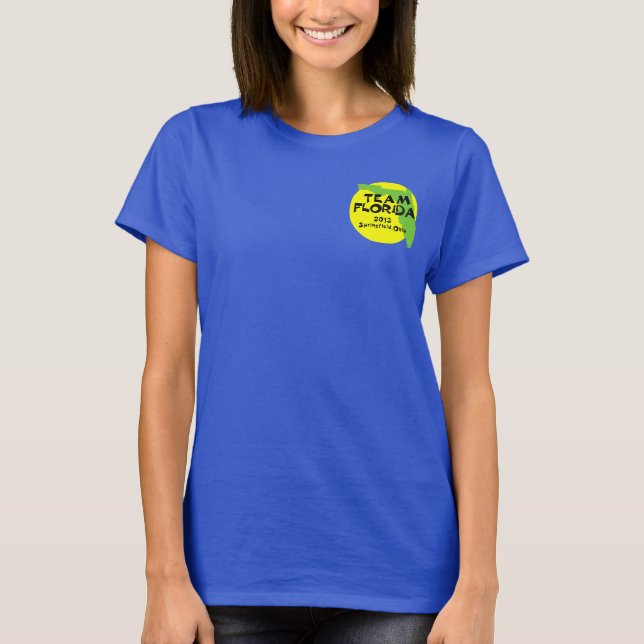 Camiseta TeamFlorida-Pam Smyth (Frente)