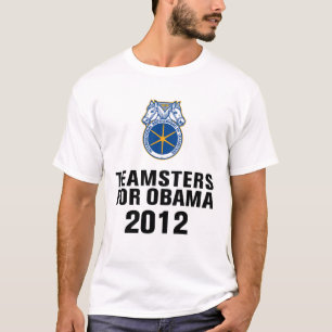 Camiseta Teamsters para Obama